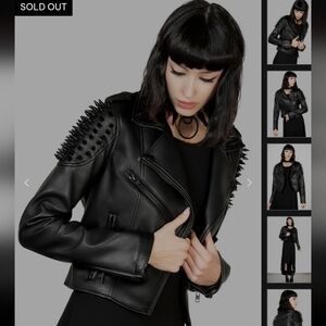 Killstar Black Magic Biker Jacket (PU)